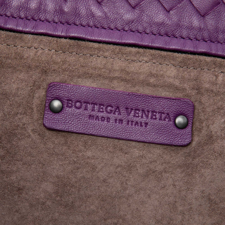 Bottega Veneta Intrecciato Garda Cabas Sac Violet – vue 5 – GABY PARIS