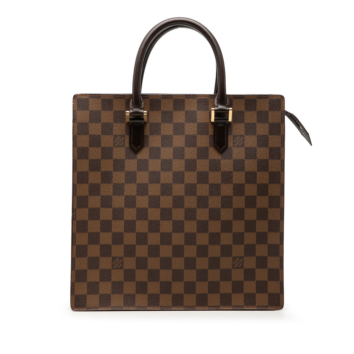 Venice Sac Plat Damier Ébène Marron