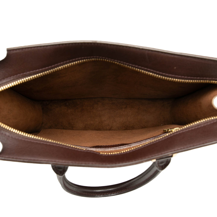 Venice Sac Plat Damier Ébène Marron