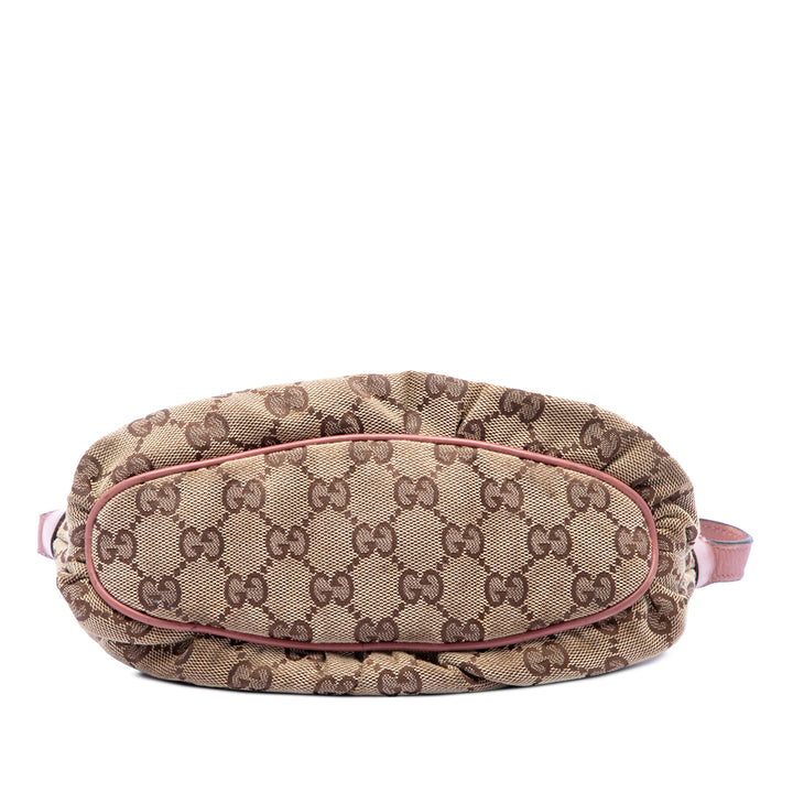 Gucci Sac à main GG Web Beige – vue 3 – GABY PARIS