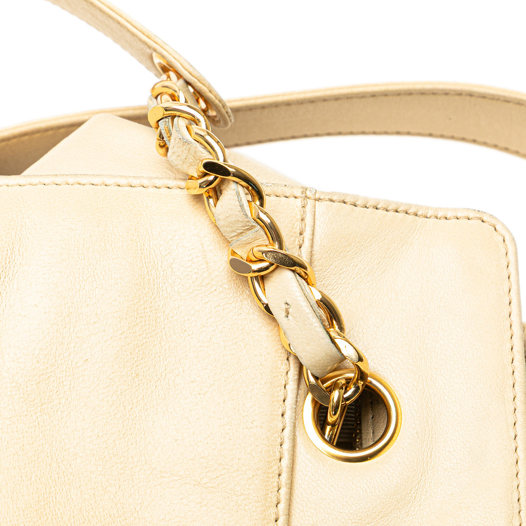 Chanel CC Cuir d’agneau Cabas chaîne