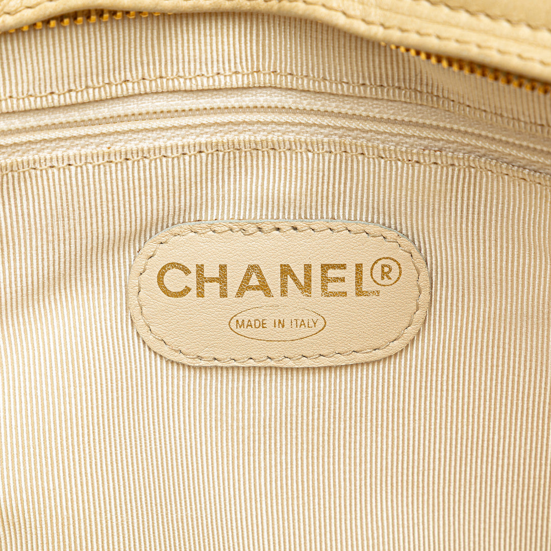 Chanel CC Cuir d’agneau Cabas chaîne