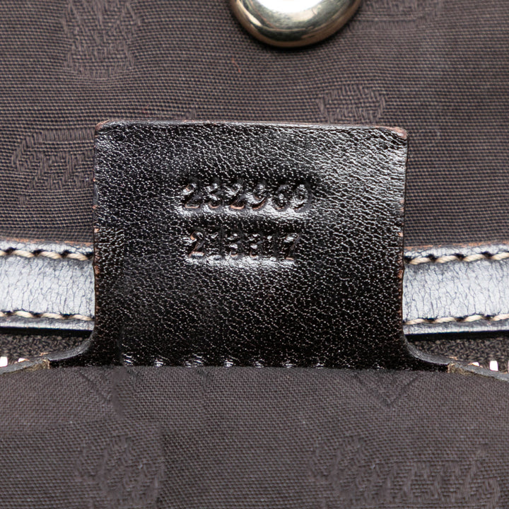 Gucci GG Toile Web Pompon Cabas