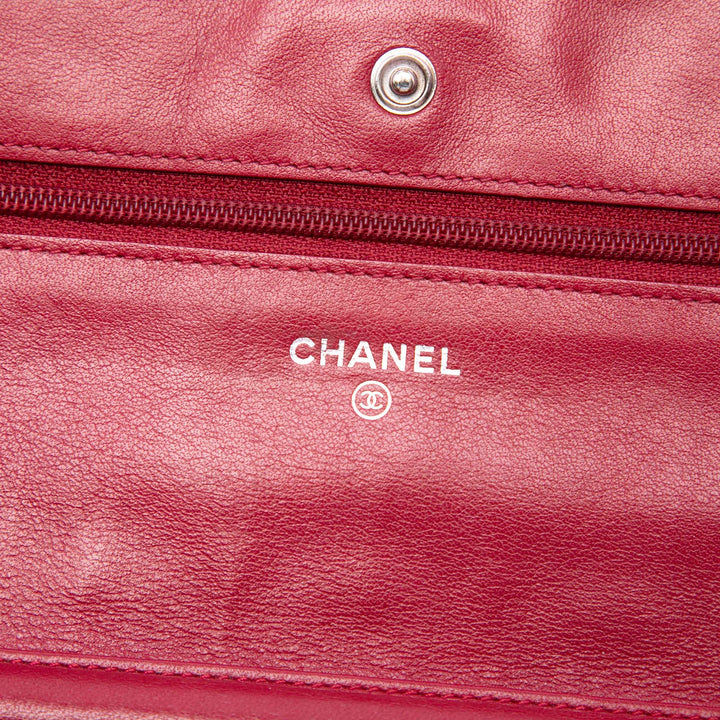 Chanel Matelassé Cuir verni Reissue 2.55 Wallet on Chain