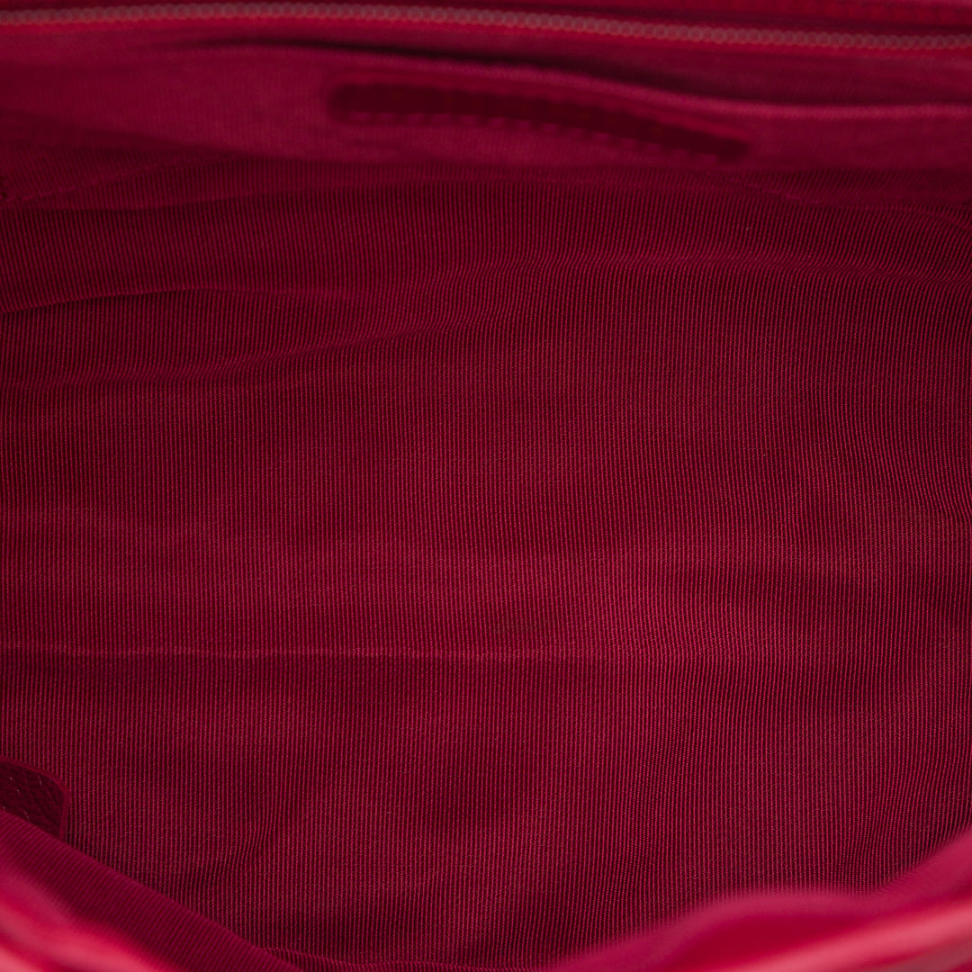 Chanel Matelassé Urban Spirit Sac à dos Mini Cuir d'agneau Rouge – vue 4 – GABY PARIS