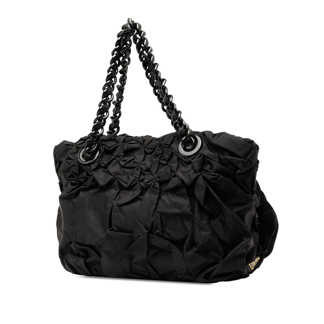 Prada Tessuto Origami Pleated Cabas