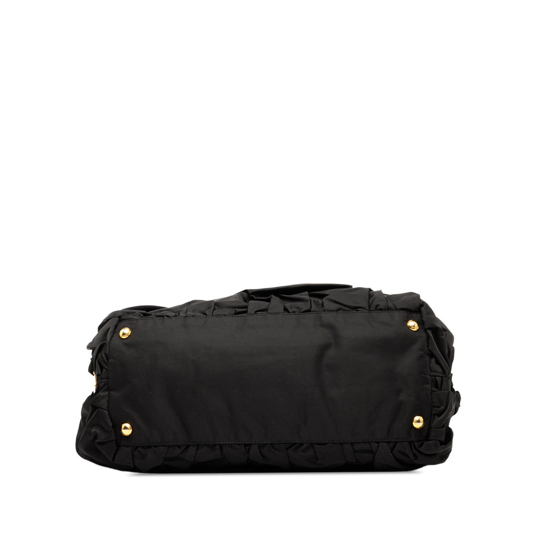 Prada Tessuto Origami Pleated Cabas