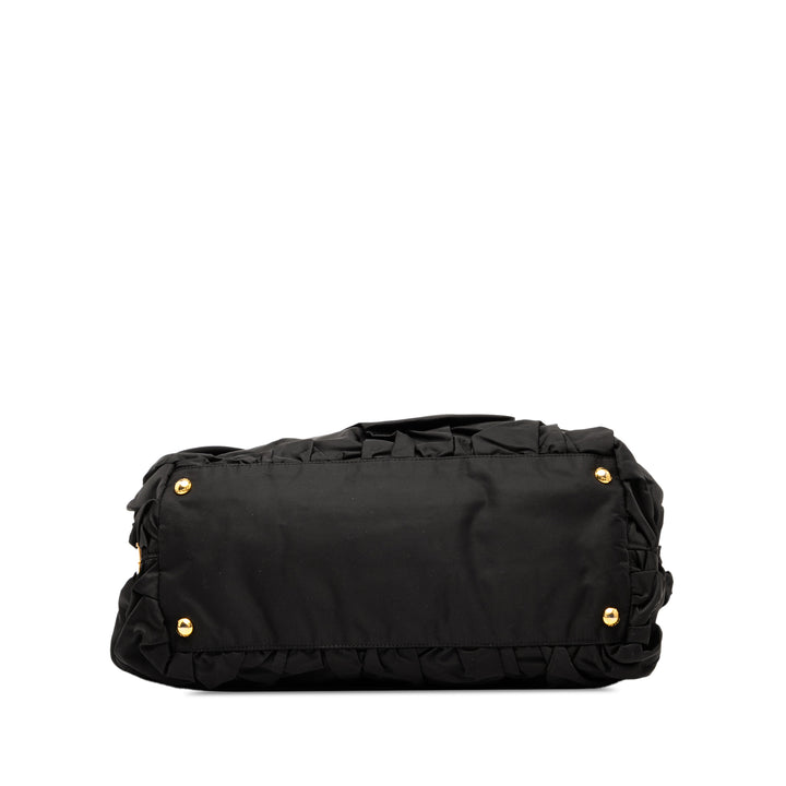 Prada Tessuto Origami Pleated Cabas