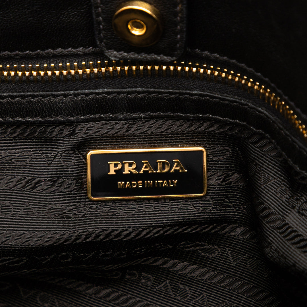 Prada Tessuto Origami Pleated Cabas