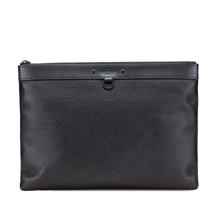 Monogram Shadow Discovery Pochette Black - Gaby Paris