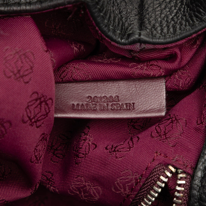 LOEWE Cuir de veau Flamenco Tassel 36 Noir