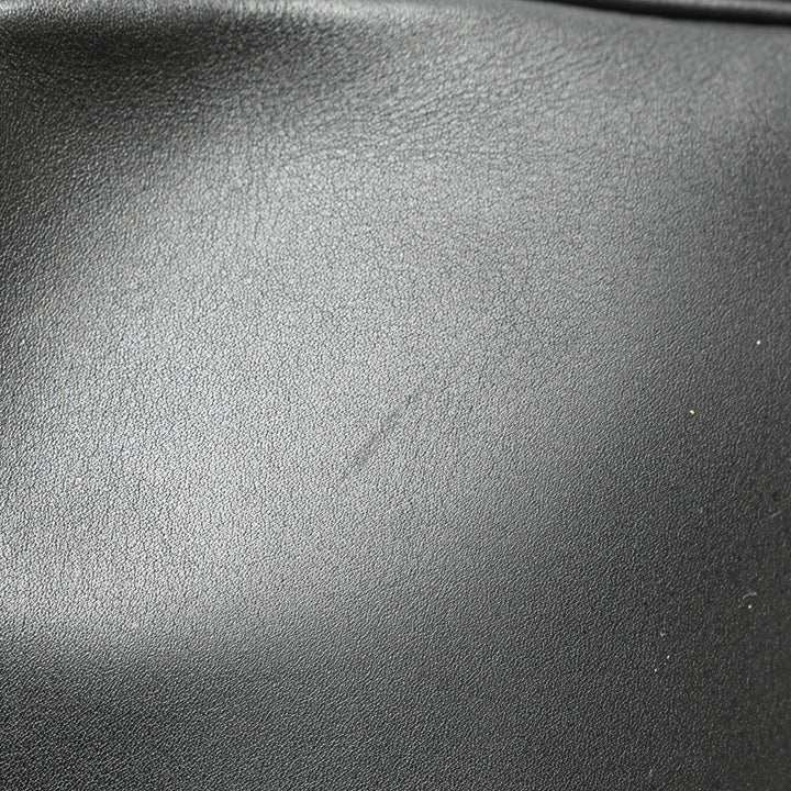 Calfskin Eclipse Pochette Volga Black - Gaby Paris