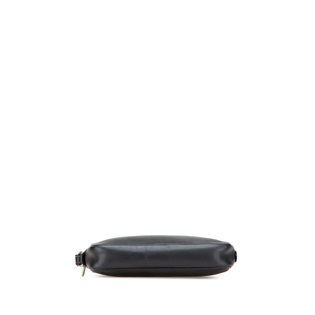 Calfskin Eclipse Pochette Volga Black - Gaby Paris