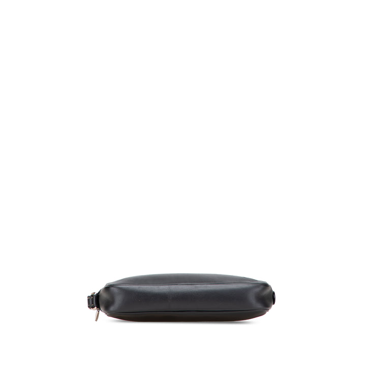 Calfskin Eclipse Pochette Volga Black - Gaby Paris