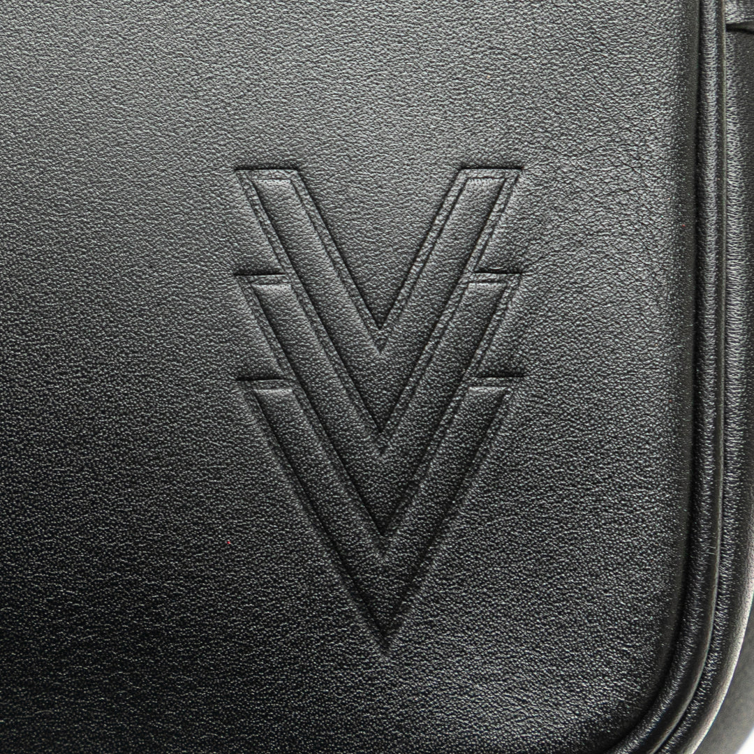Calfskin Eclipse Pochette Volga Black - Gaby Paris