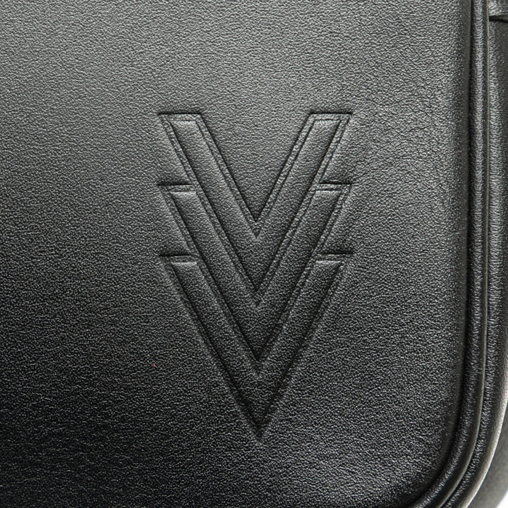 Calfskin Eclipse Pochette Volga Black - Gaby Paris