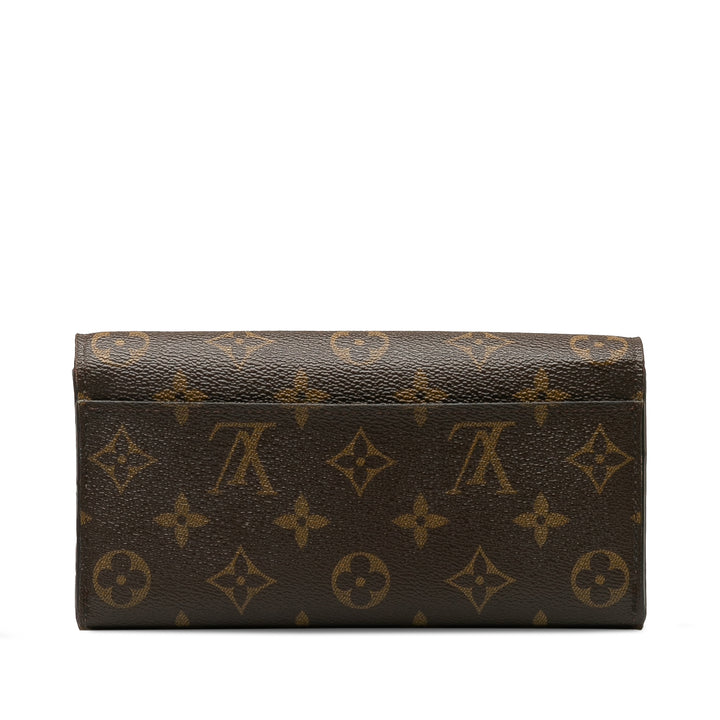 Monogram Valentines Bird Sarah Wallet Brown - Gaby Paris