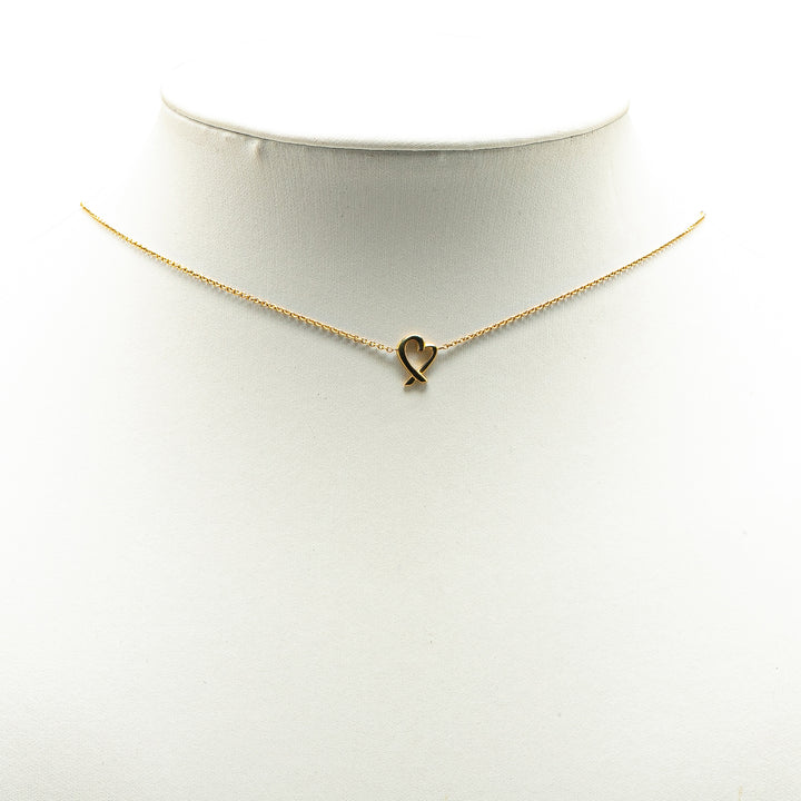 Paloma Picasso Loving Heart Pendant Necklace Gold - Gaby Paris