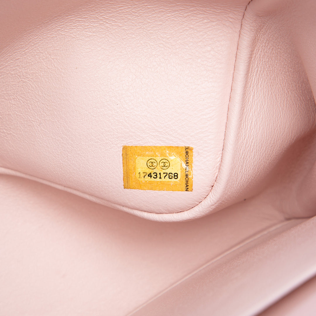 Chanel Jumbo Classic Cuir verni Double rabat