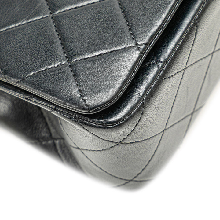 Mini CC Quilted Lambskin Full Flap Black - Gaby Paris