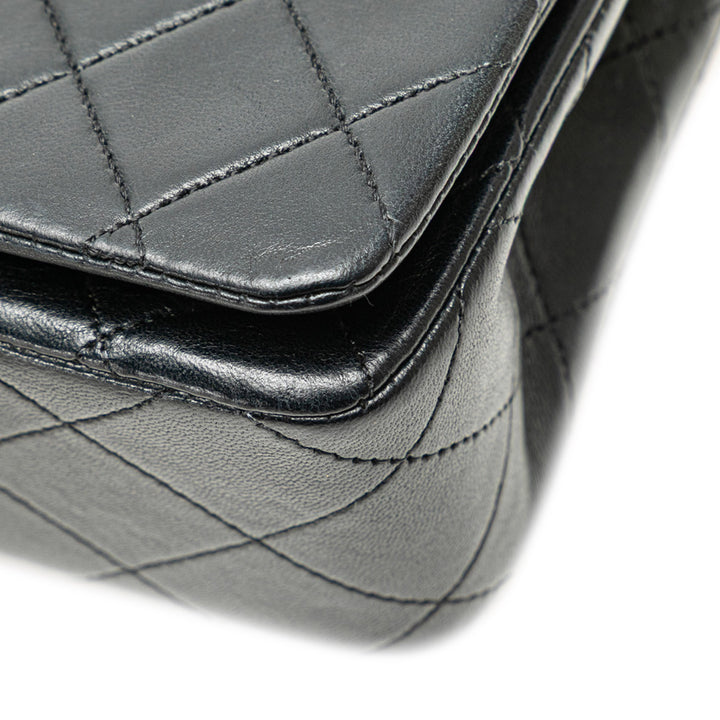 Mini CC Quilted Lambskin Full Flap Black - Gaby Paris