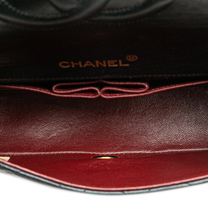 Mini CC Quilted Lambskin Full Flap Black - Gaby Paris