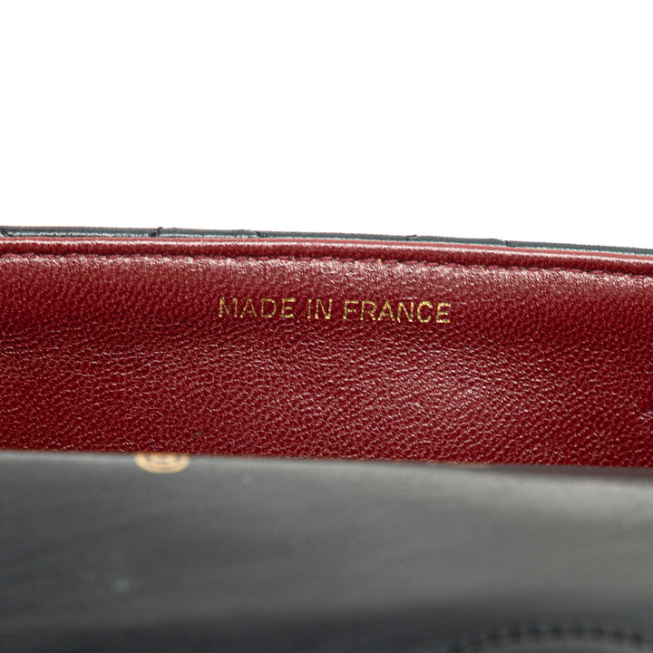 Mini CC Quilted Lambskin Full Flap Black - Gaby Paris