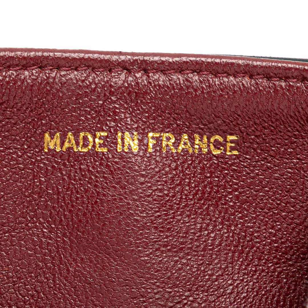 Small Classic Lambskin Double Flap Black - Gaby Paris