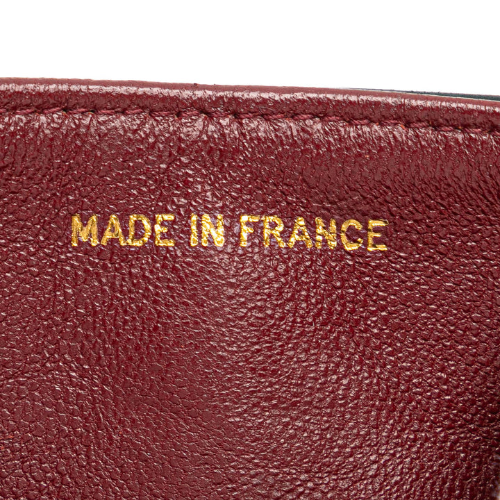 Small Classic Lambskin Double Flap Black - Gaby Paris