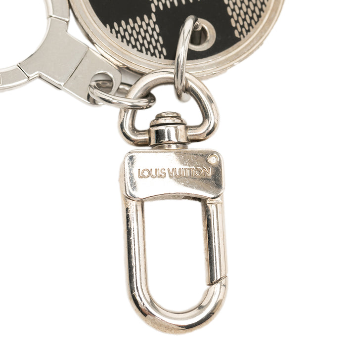 Louis Vuitton Brass Damier Porte Cles Address Bijou de sac et Key Holder
