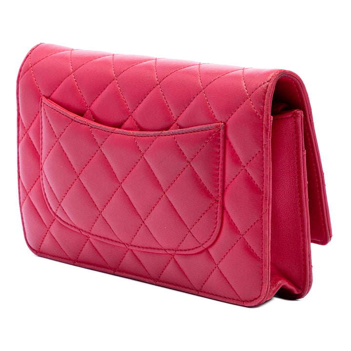 Chanel CC Matelassé Cuir d’agneau Wallet on Chain