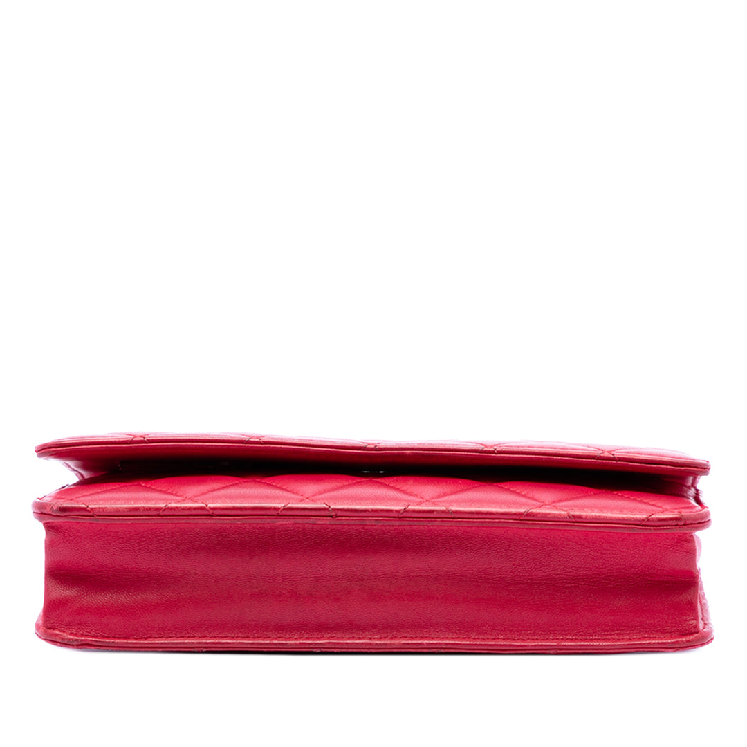 Chanel CC Matelassé Cuir d’agneau Wallet on Chain