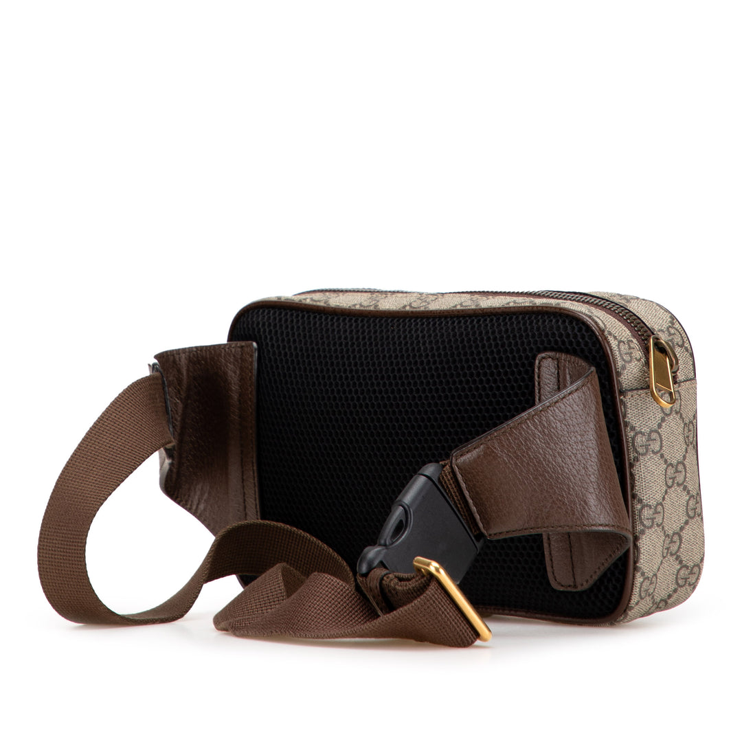 Small GG Supreme Ophidia Belt Bag Brown - Gaby Paris