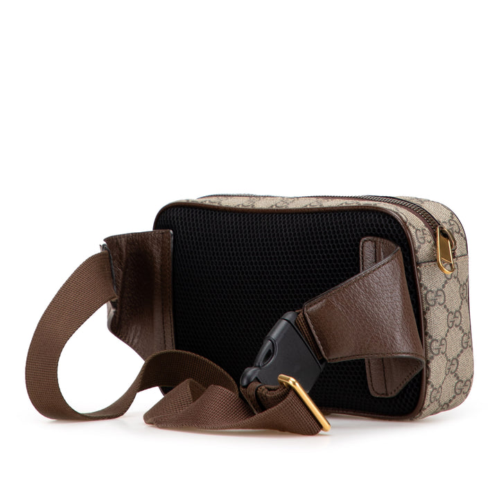 Small GG Supreme Ophidia Belt Bag Brown - Gaby Paris