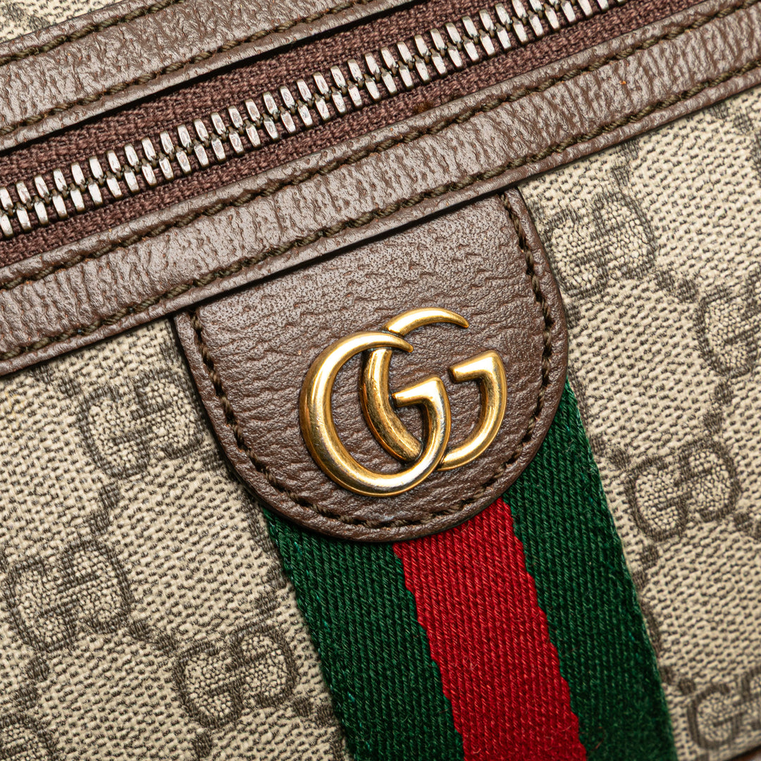 Small GG Supreme Ophidia Belt Bag Brown - Gaby Paris