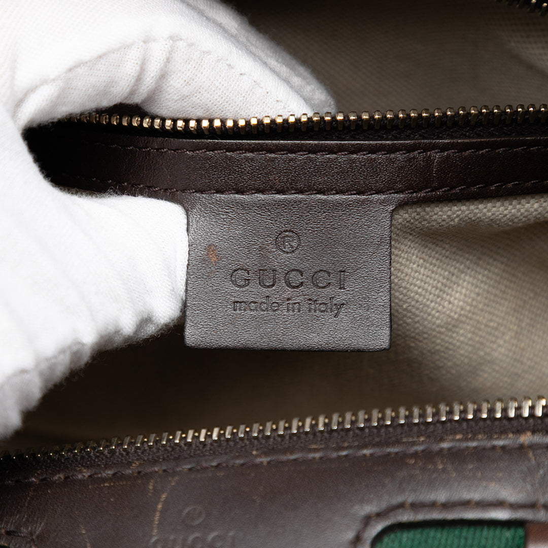 Gucci Medium GG Toile Web Joy Boston Sac