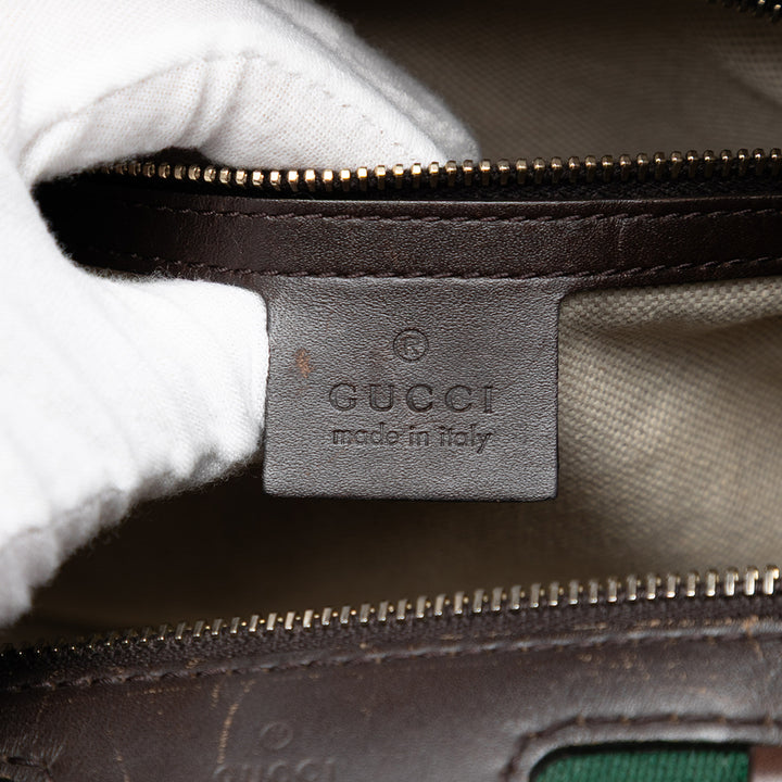 Gucci Medium GG Toile Web Joy Boston Sac
