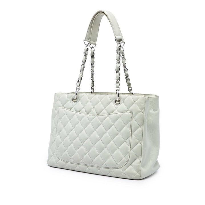 Chanel Cabas Cuir caviar Blanc – vue 2 – GABY PARIS