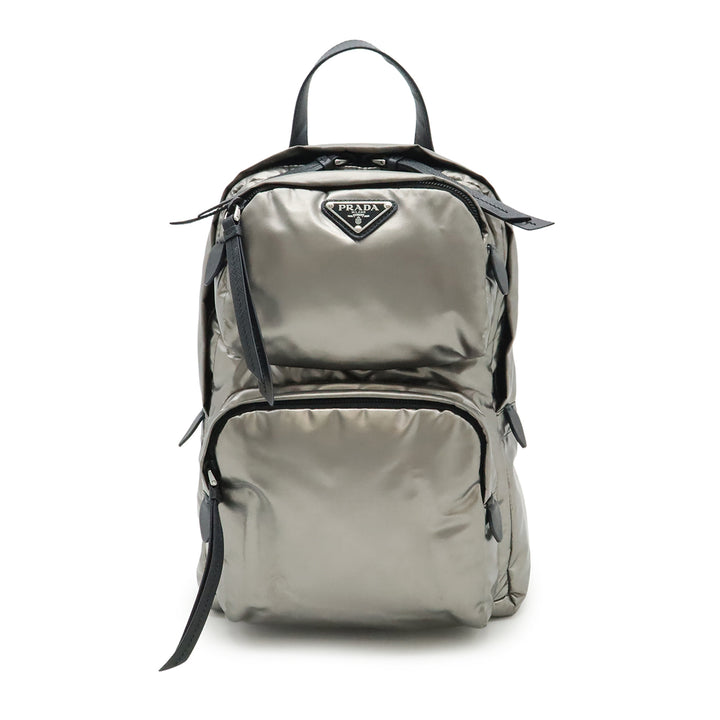 Prada Metallic Tessuto Sling Sac
