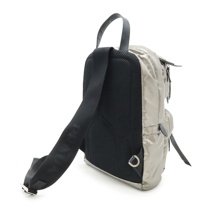 Prada Metallic Tessuto Sling Sac