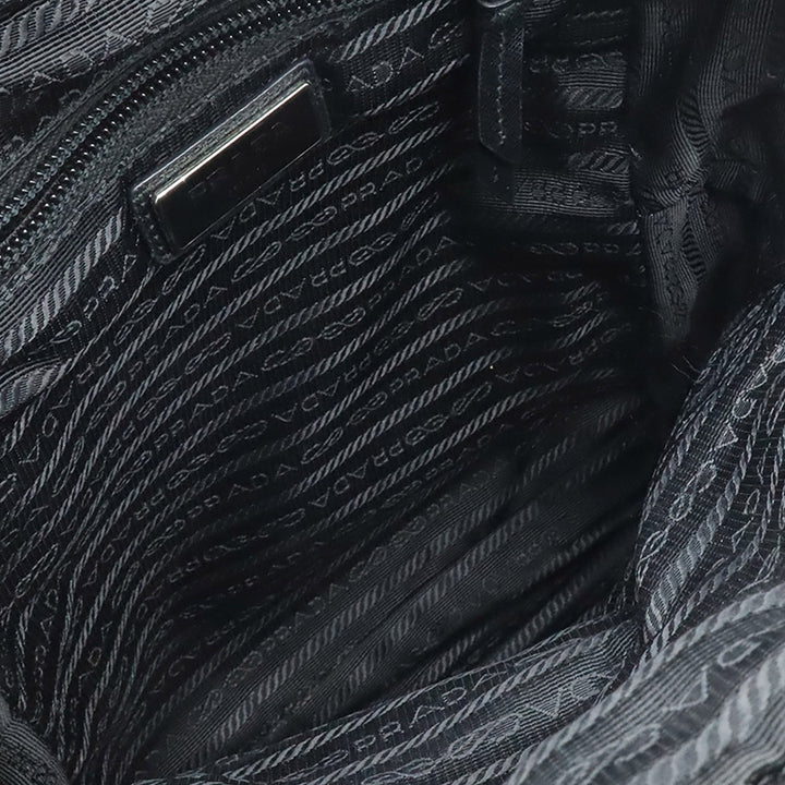 Prada Metallic Tessuto Sling Sac