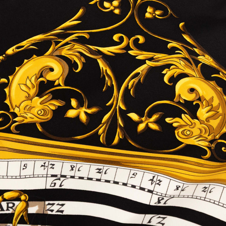 Hermès Astrologie Dies et Hore Soie Foulard 90 Noir – GABY PARIS Authentique