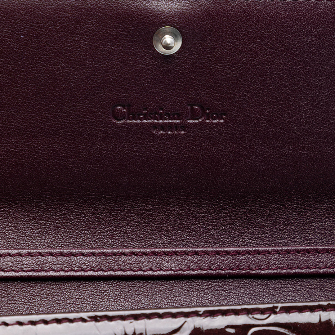 Dior Oblique Cuir verni Wallet on Chain