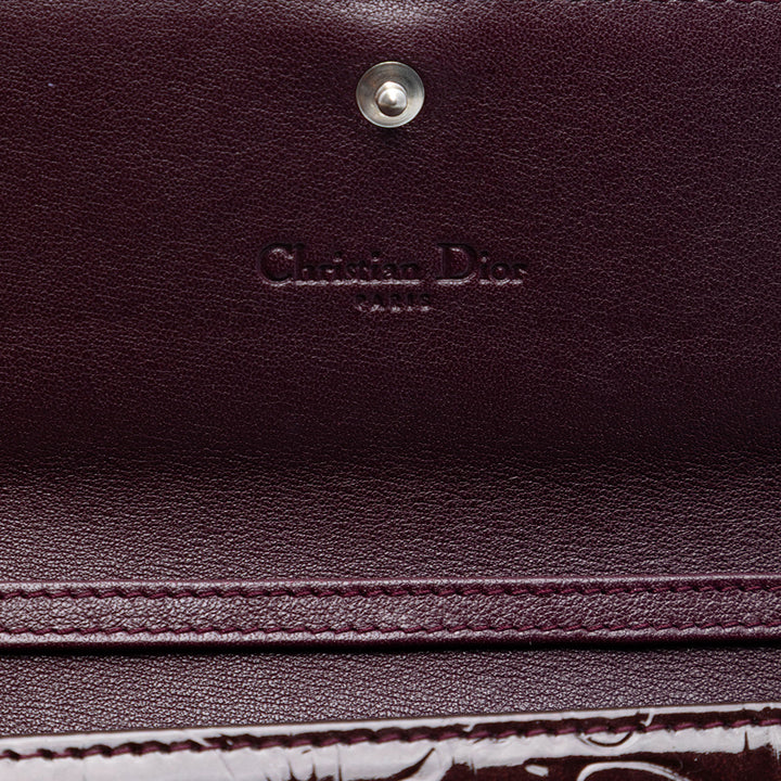Dior Oblique Cuir verni Wallet on Chain