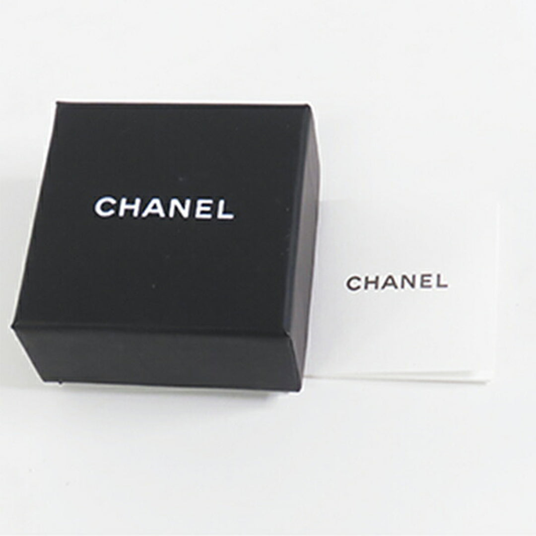 Chanel CC Cuir Woven plaqué Bow Boucles d’oreilles