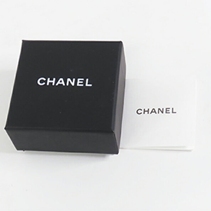 Chanel CC Cuir Woven plaqué Bow Boucles d’oreilles