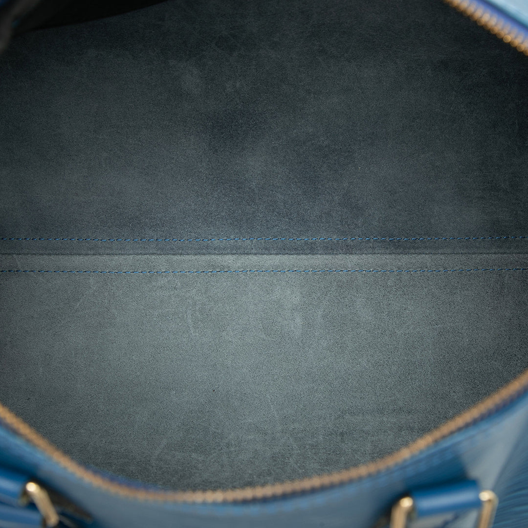 Louis Vuitton Speedy 35 Épi Bleu – vue 4 – GABY PARIS