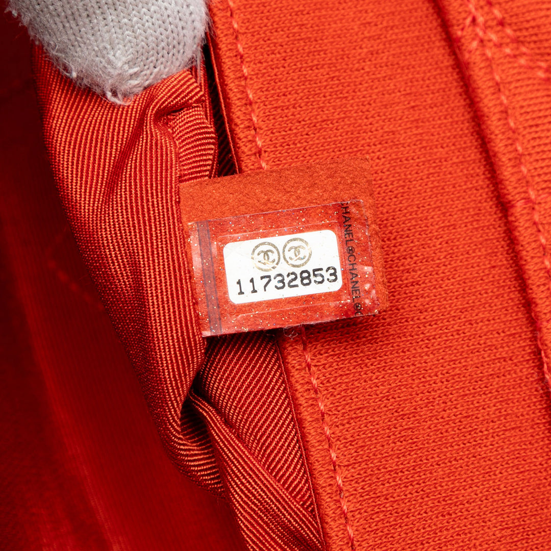 Chanel Reissue 2.55 Matelassé Jersey Coco Croc Double rabat 225