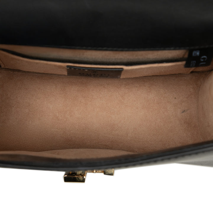 Gucci Mini Cuir Web Sylvie Chain Sac porté croisé