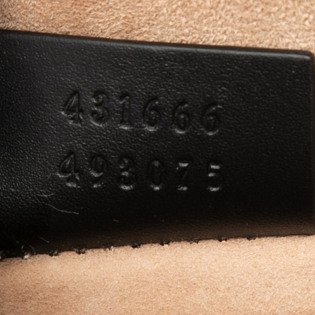 Gucci Mini Cuir Web Sylvie Chain Sac porté croisé